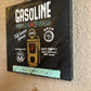 Gasoline square sign