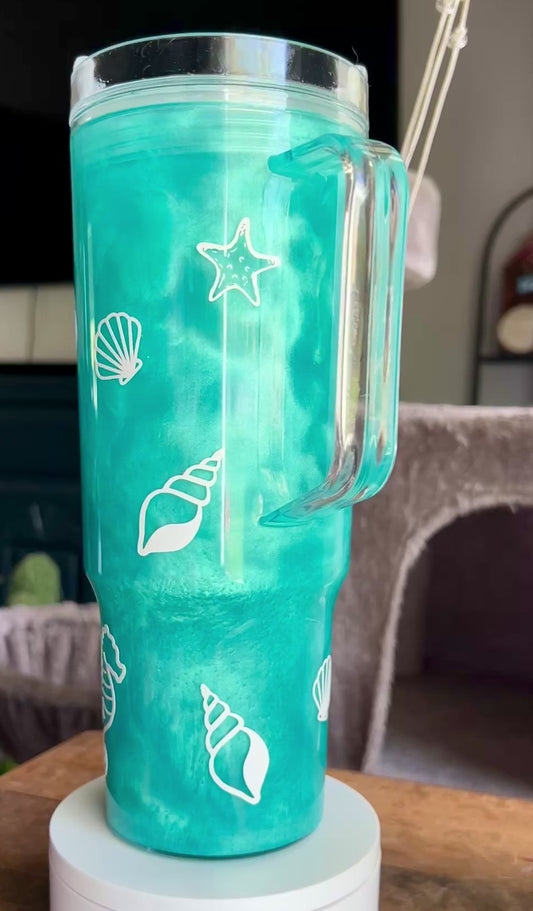 Cat Eye Beach Tumbler