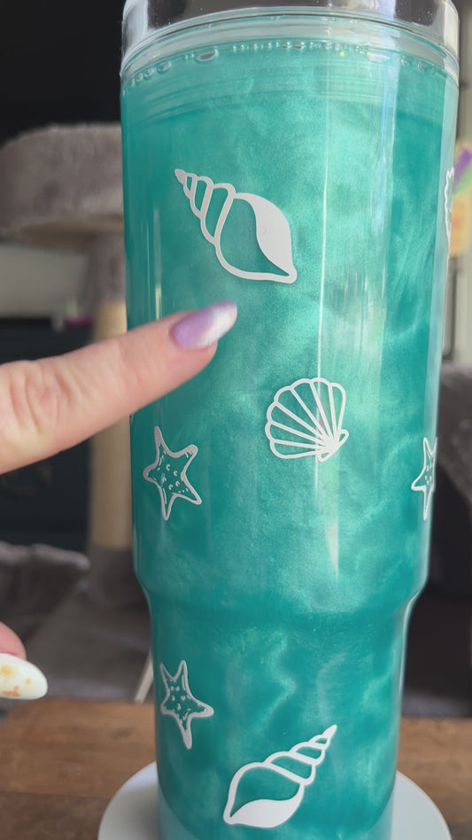 Cat Eye Beach Tumbler