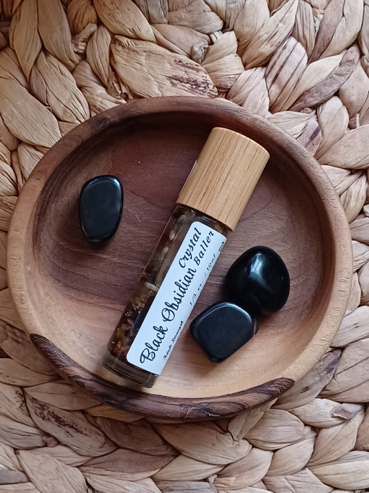 Black Obsidian Crystal Baller