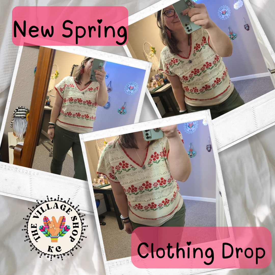 Floral Graphic Knit Top