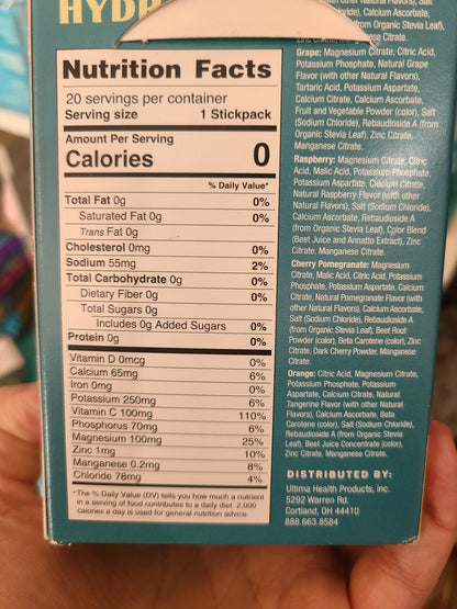 Ultima Replinisher Broad Spectrum Electrolyte Mixes