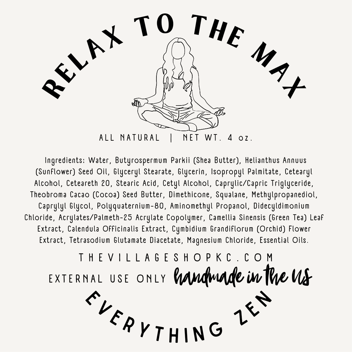 Relax to the Max Magnesium Body Butter