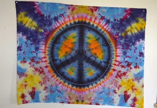 Peace sign Tapestry