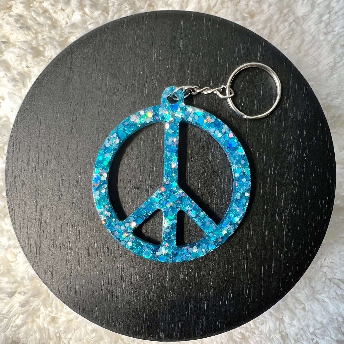 Peace Sign Keychain/Ornament