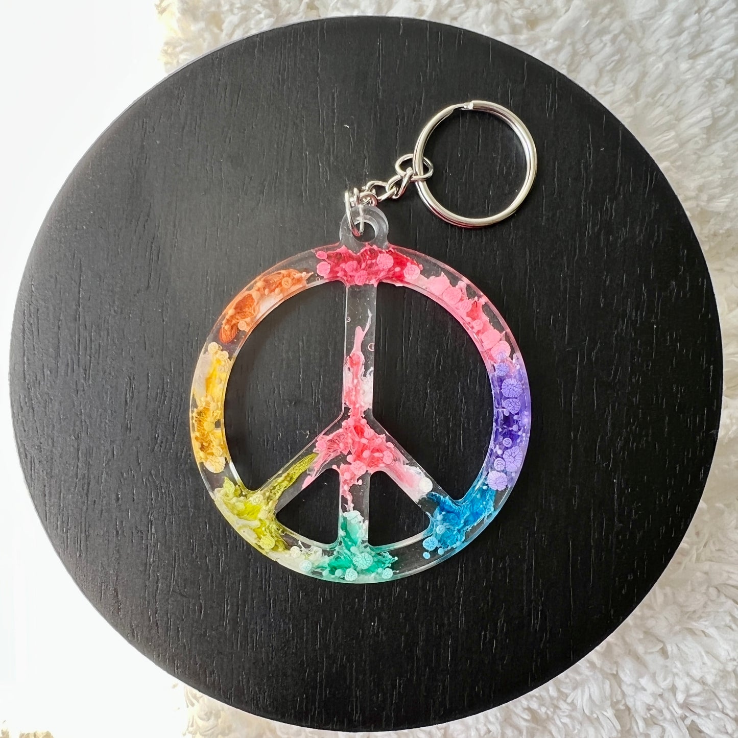 Peace Sign Keychain/Ornament