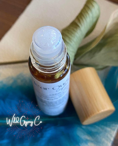 Clear Quartz Crystal Baller Essential Oil Perfume Blend