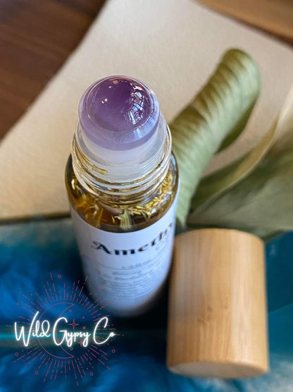 Amethyst Crystal Baller Essential Oil Perfume Blend