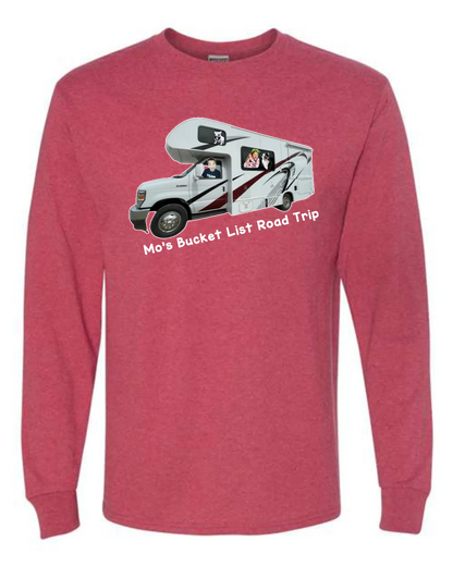 Mo's Bucket List Road Trip Shirts